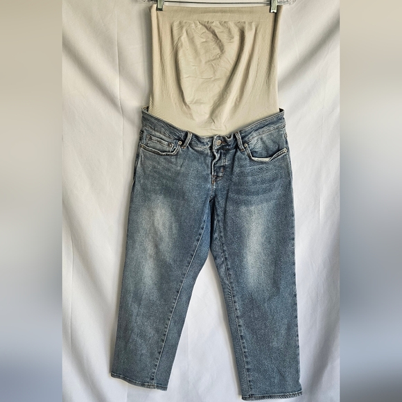 Blanqi Maternity Support Jeans – Over Belly Panel - Picture 1 of 8